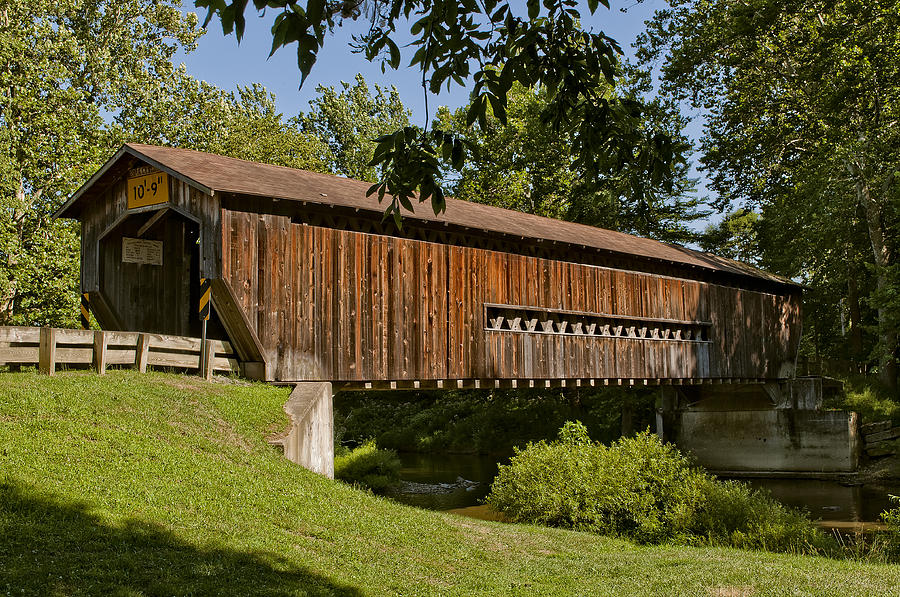 Benetka Road Covered Bridge #1 Photograph by At Lands End Photography