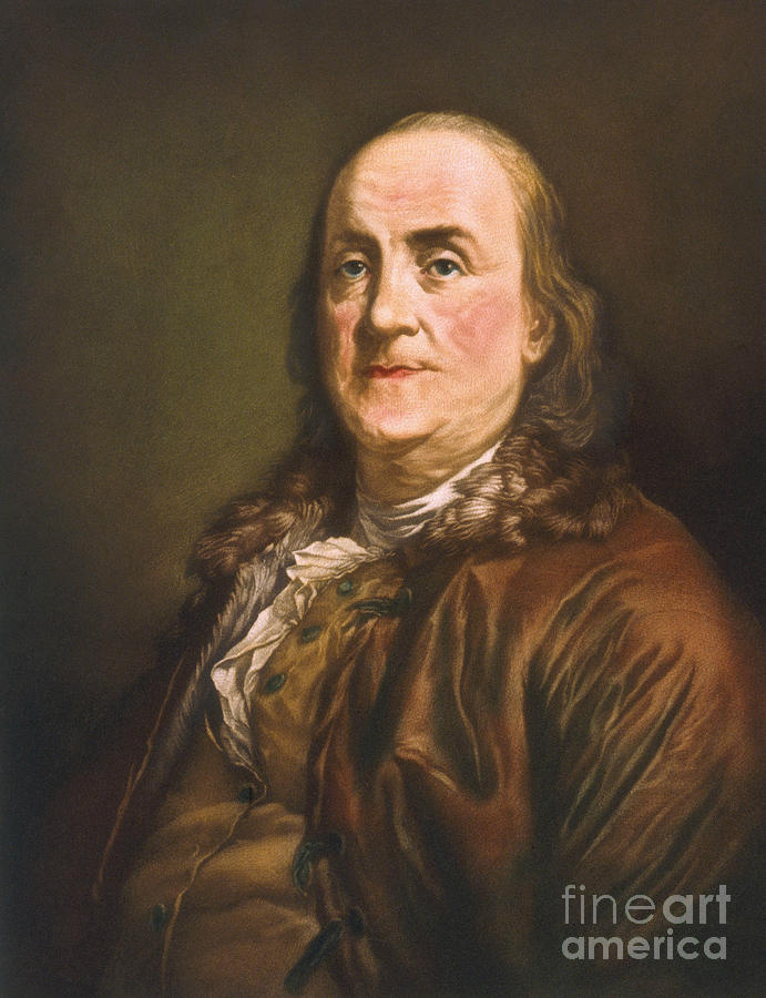 Benjamin Franklin Photograph - Benjamin Franklin, American Polymath #1 by Science Source