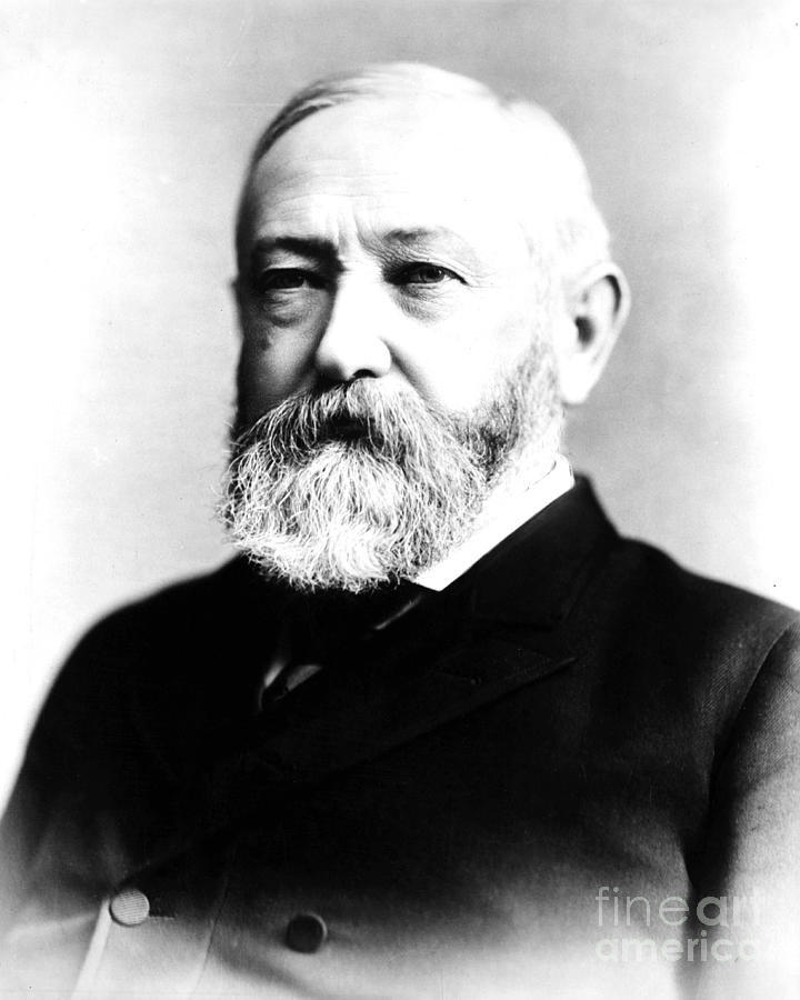 Benjamin Harrison, 23rd American #1 Photograph by Photo Researchers