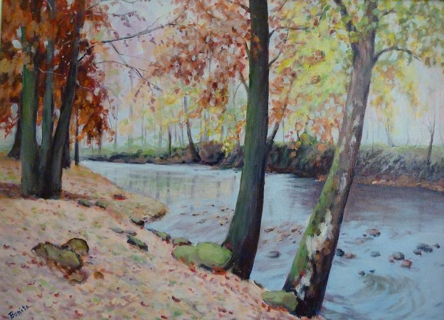 Beside The Still Waters Painting by Bonita Waitl
