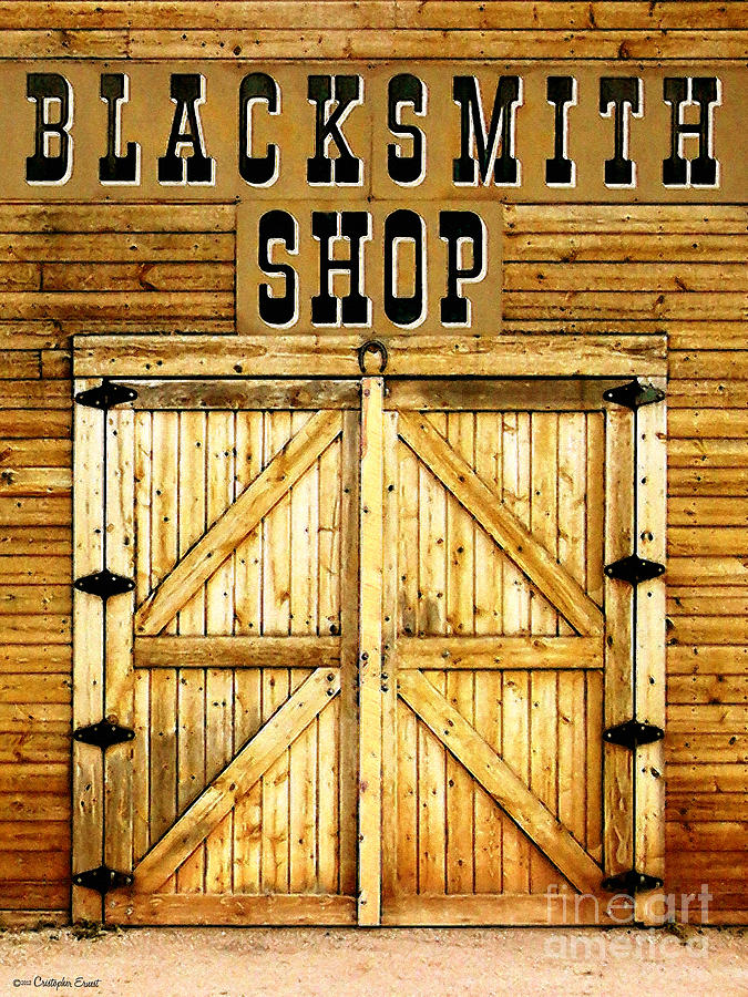 Blacksmith Shop #1 Photograph by Cristophers Dream Artistry