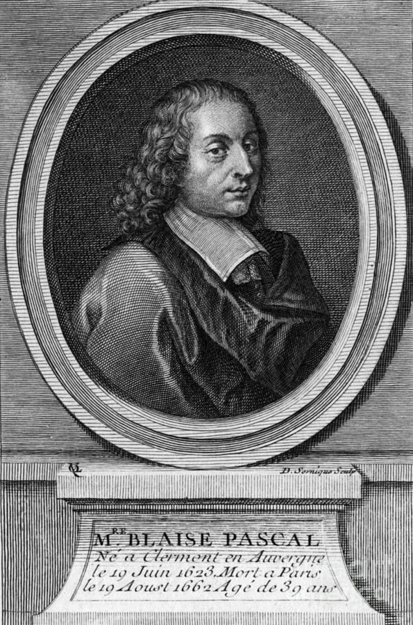 Blaise Pascal, French Polymath #1 Photograph by Photo Researchers