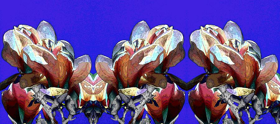 Flower Digital Art - Bloomers #1 by Tim Allen