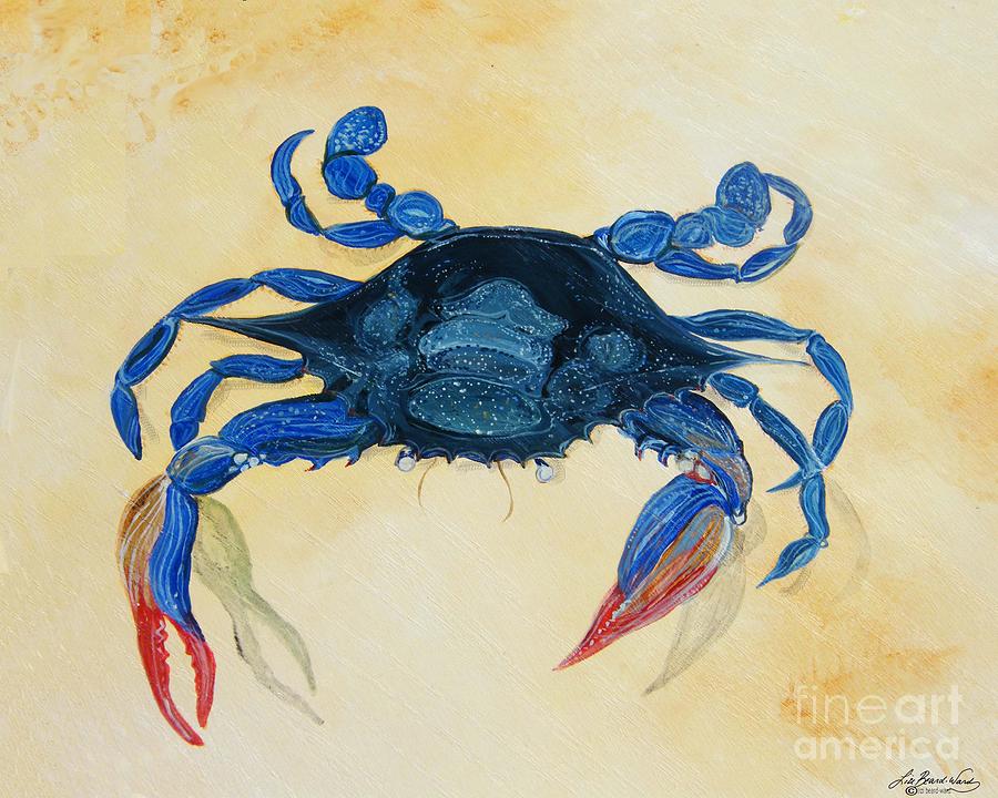 Blue Crab #1 Painting by Lizi Beard-Ward