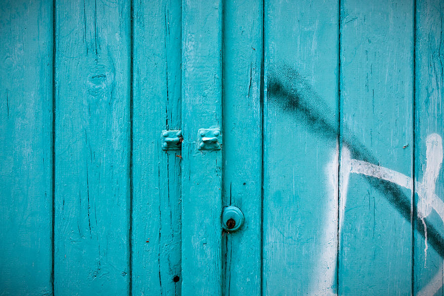 Background Photograph - Blue door #1 by Tom Gowanlock