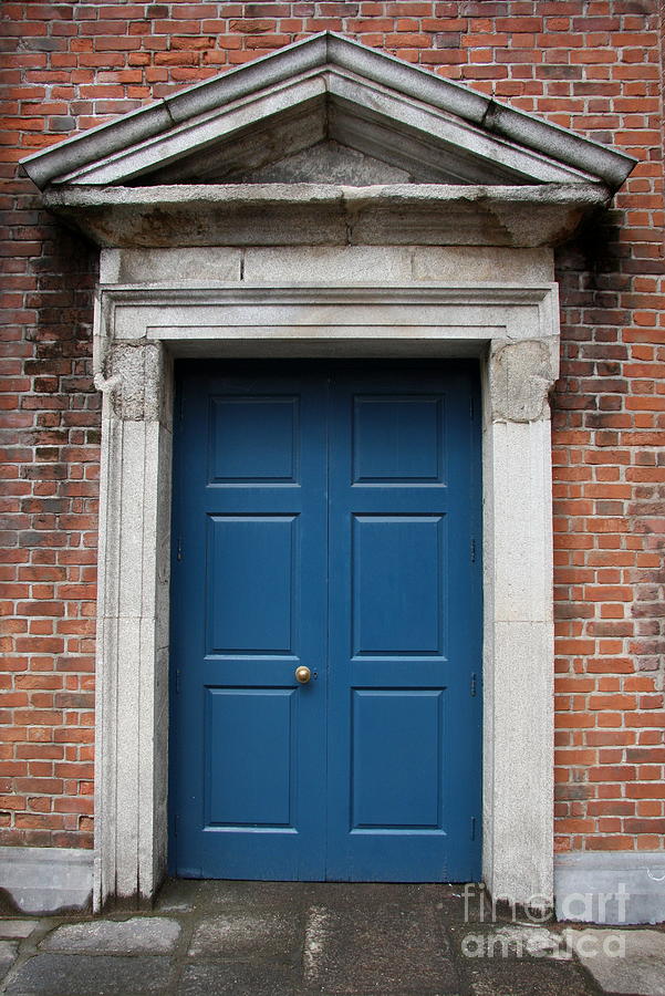 Blue Irish Door Photograph by Christiane Schulze Art And Photography