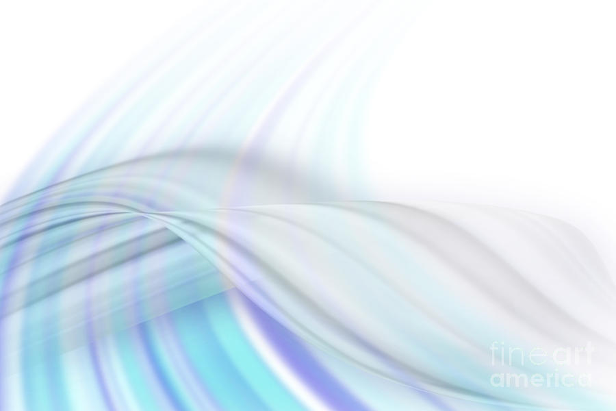 Abstract Photograph - Blue swirl background #1 by Blink Images