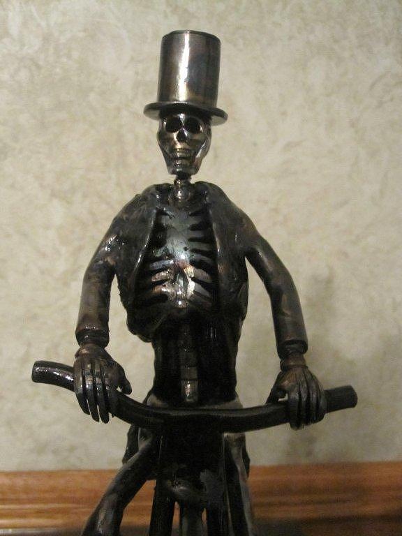 Skeleton Sculpture - Boneshaker #1 by Mike Murphy