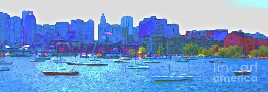 Boston Photograph - Boston Harbor #1 by Julie Lueders 