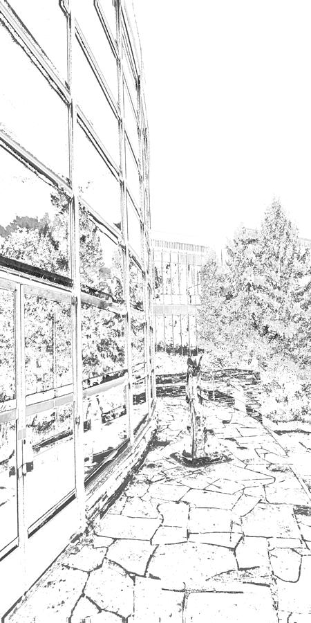 Abstract Digital Art - Boulder Library 1 by Bill Kennedy Abstract Digital Art - Boulder Library 1 by Bill Kennedy
