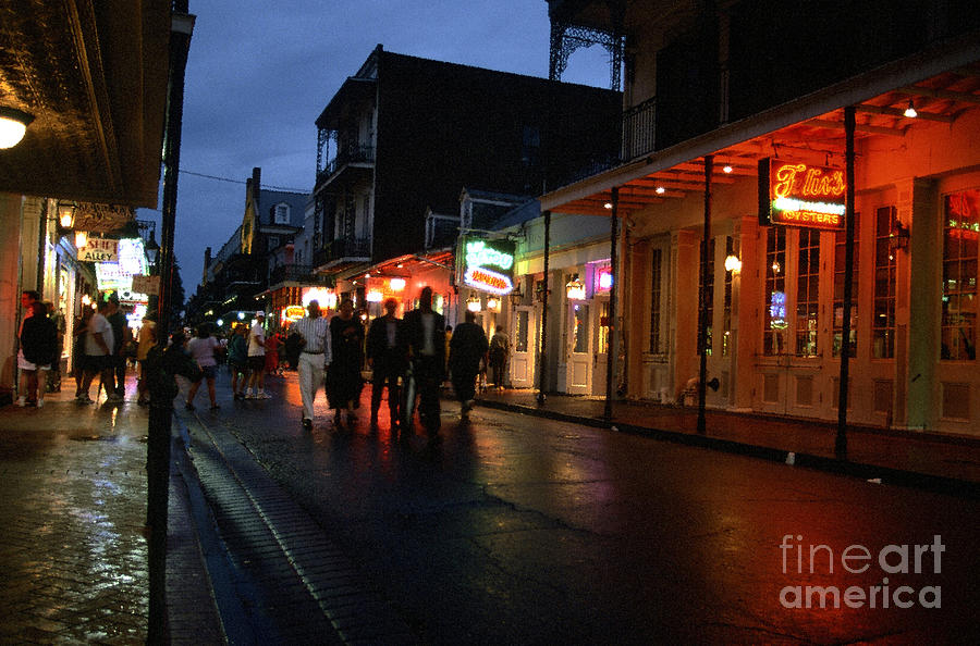 Bourbon Street at Dusk #1 Photograph by Thomas R Fletcher