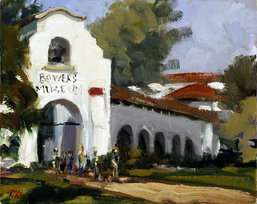 Bowers Museum #1 Painting by Mark Lunde