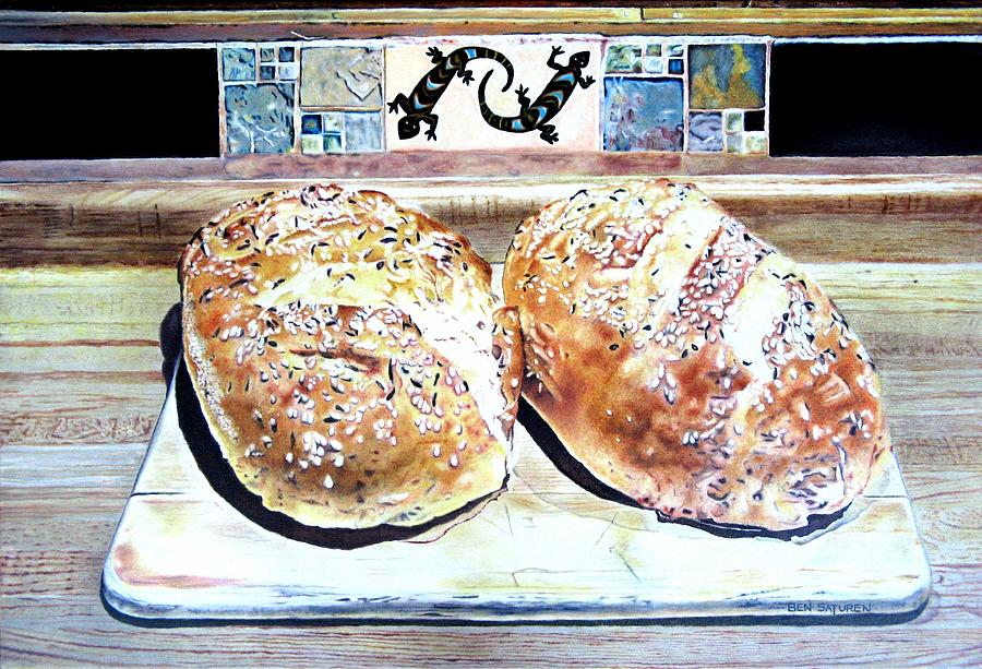 Bread Painting by Ben Saturen