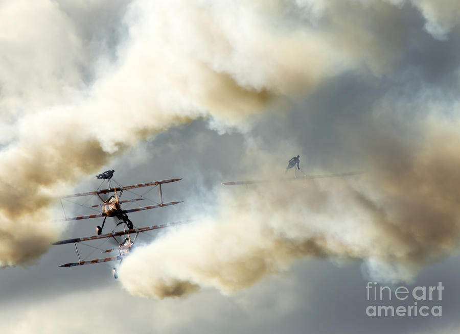 Airshow Photograph - Breitling Wingwalkers #1 by Ang El