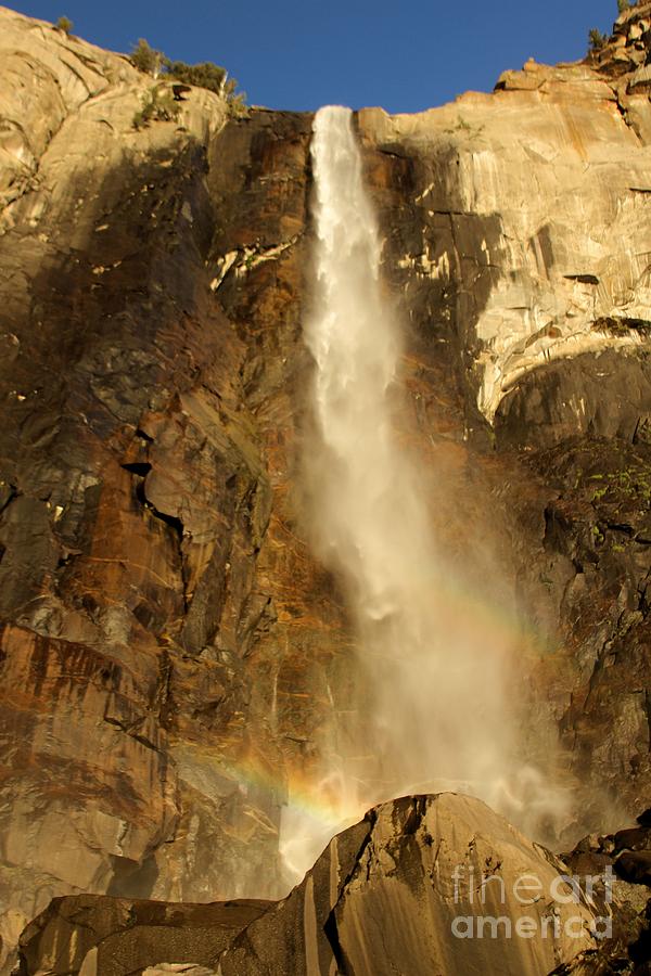 Bridal Veil Falls At Yosemite #1 Photograph by Adam Jewell