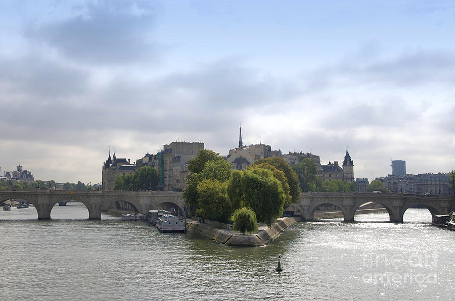 Paris Photograph - Bridges on river Seine. Paris. France #1 by Bernard Jaubert