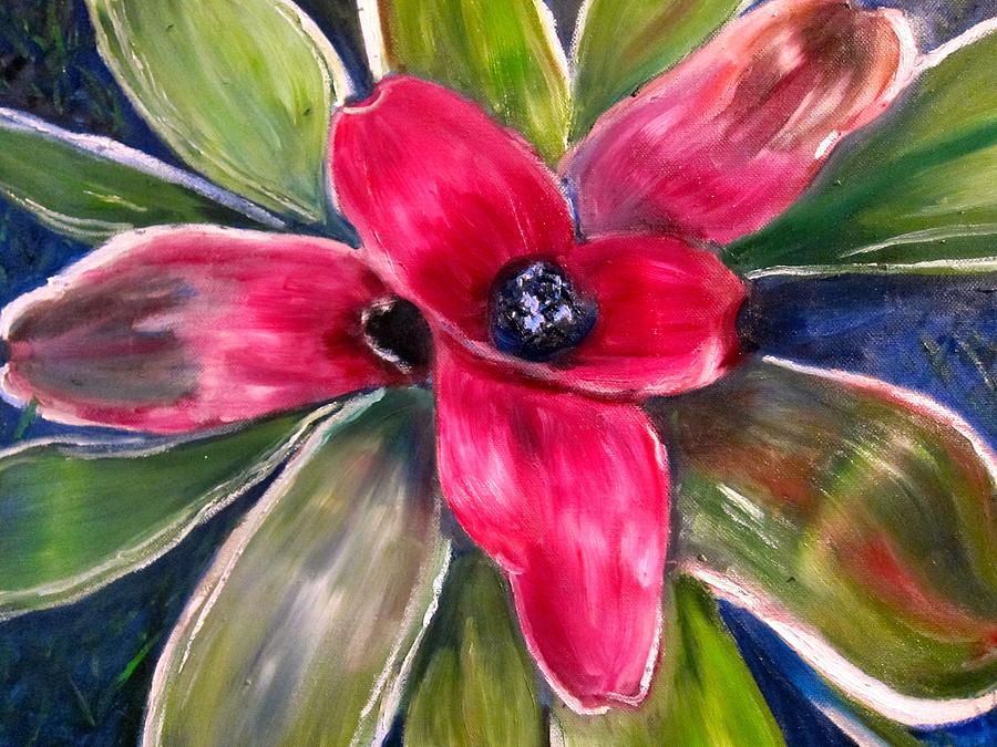 Bromeliad #1 Painting by Kathryn Barry
