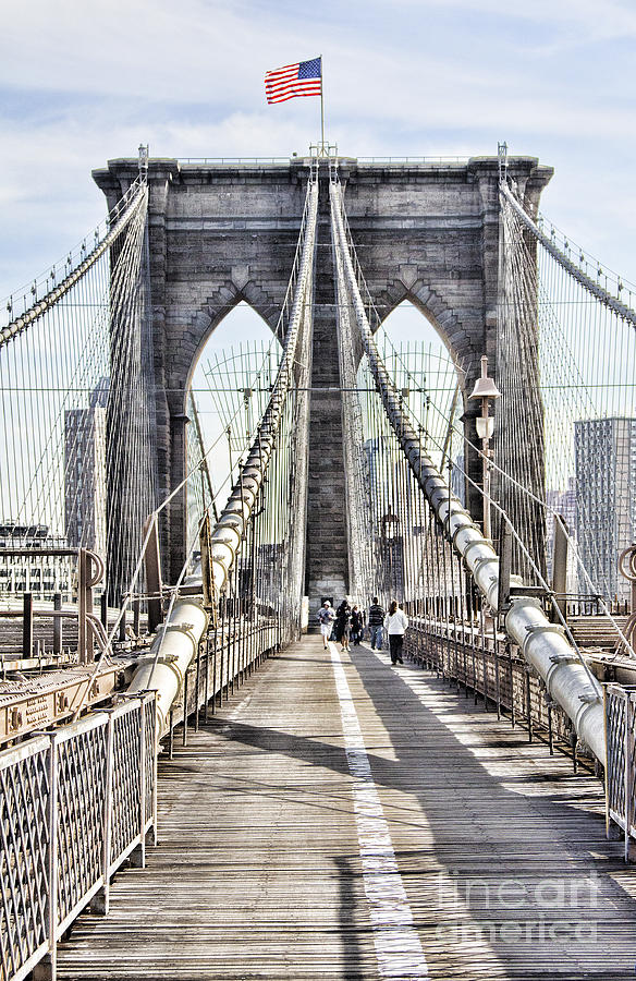 Brooklyn Bridge II #1 Photograph by Chuck Kuhn