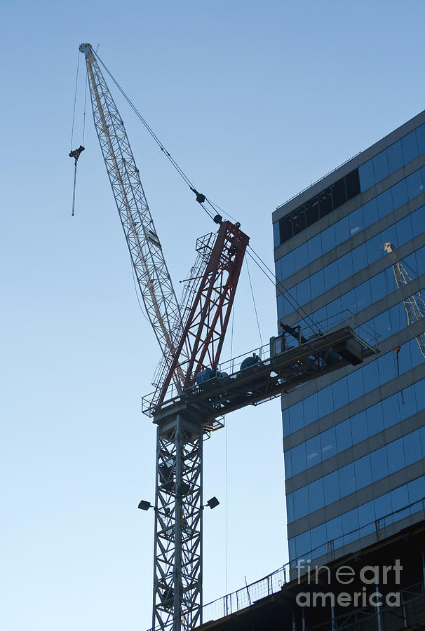 Crane Photograph - Building crane #1 by Blink Images