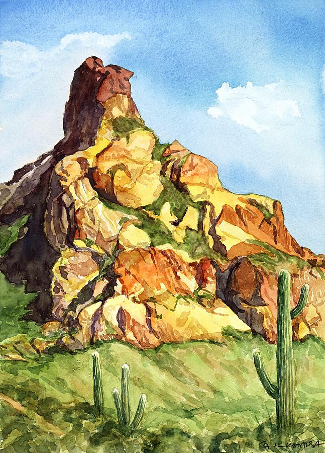 Bulldog Canyon #1 Painting by Gurukirn Khalsa