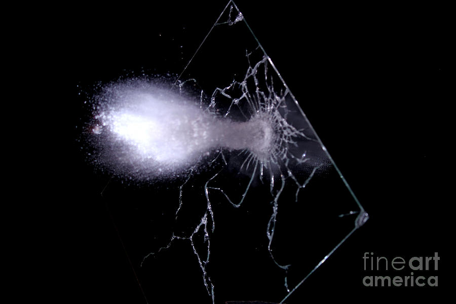 Bullet Through Ballistic Gelatin Photograph by Ted Kinsman - Pixels