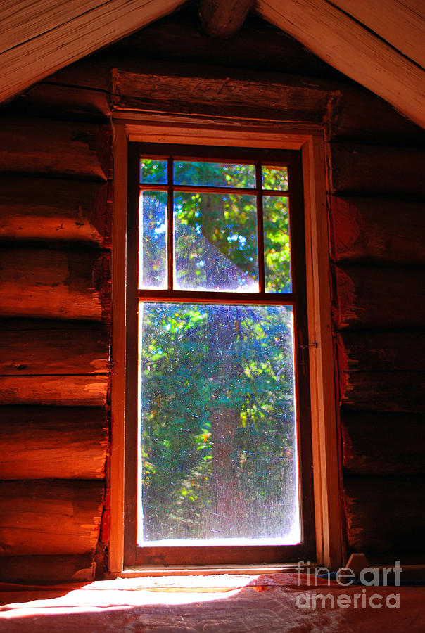 Cabin Window #1 Photograph by Bill Thomson