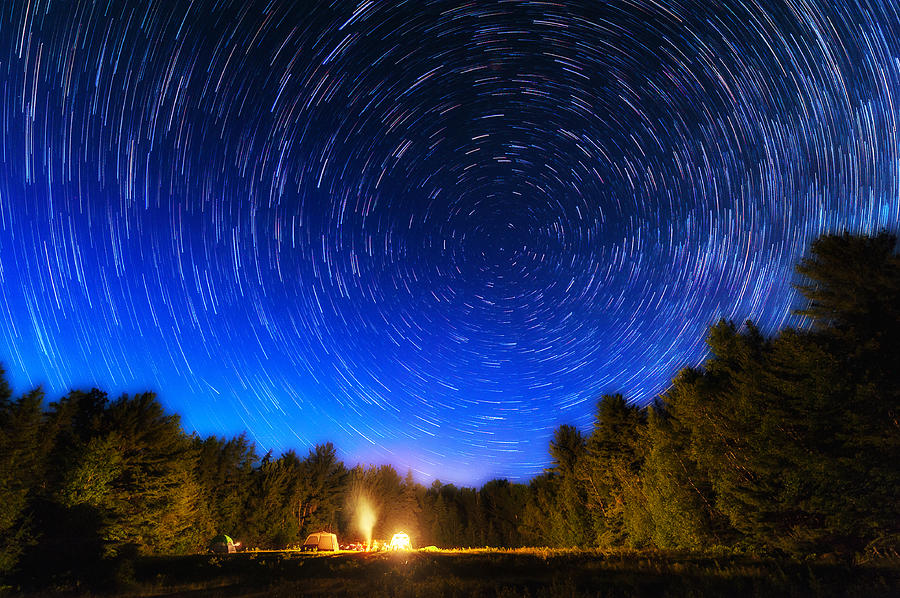 Camping in Maine Photograph by Aaron Priest - Fine Art America