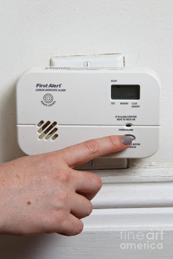 Carbon Monoxide Alarm #1 Photograph by Photo Researchers, Inc.