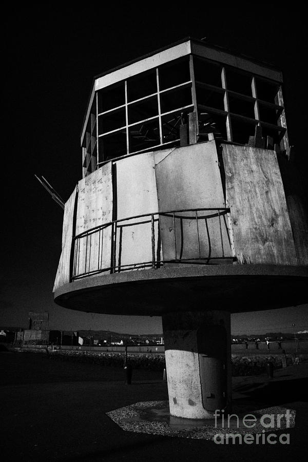 Pier Photograph - Carrickfergus Pier Radio Control Tower County Antrim #1 by Joe Fox