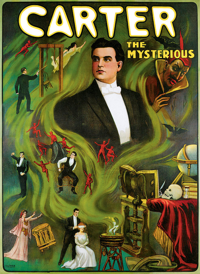 Magician Painting - Carter the Mysterious #1 by Unknown