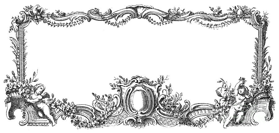 Cartouche, 1755 Photograph by Granger - Fine Art America