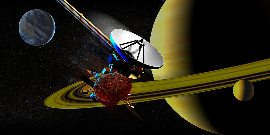 Cassini Spacecraft #1 Photograph by Christian Darkin