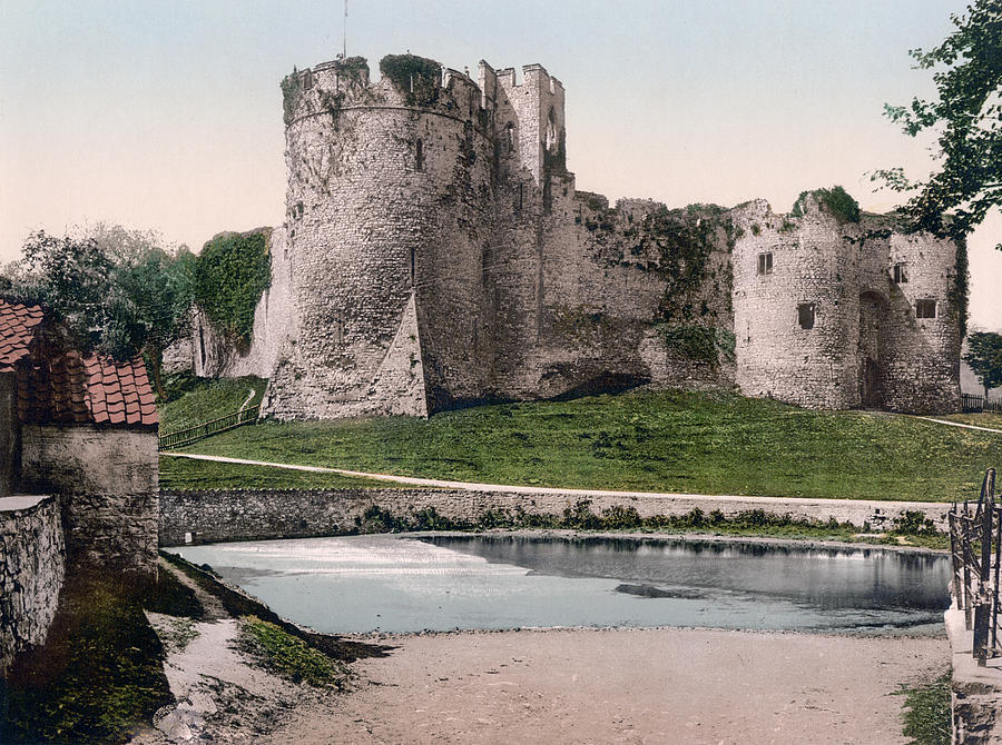 Castle in Chepstow - Wales - United Kingdom #1 Photograph by International  Images