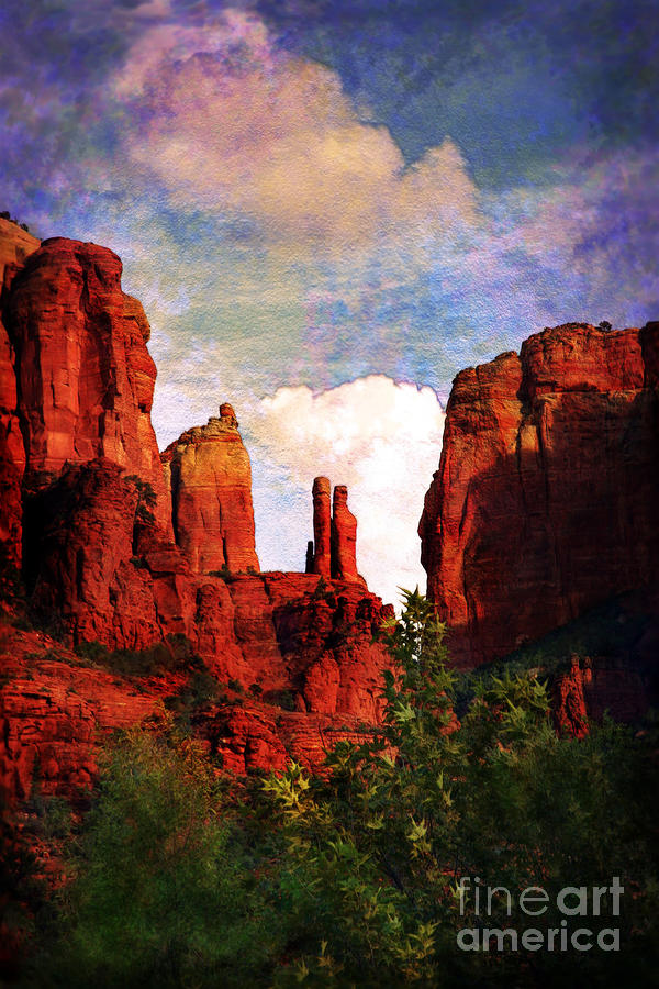 Cathedral Photograph - Cathedral Rock #1 by Afrodita Ellerman