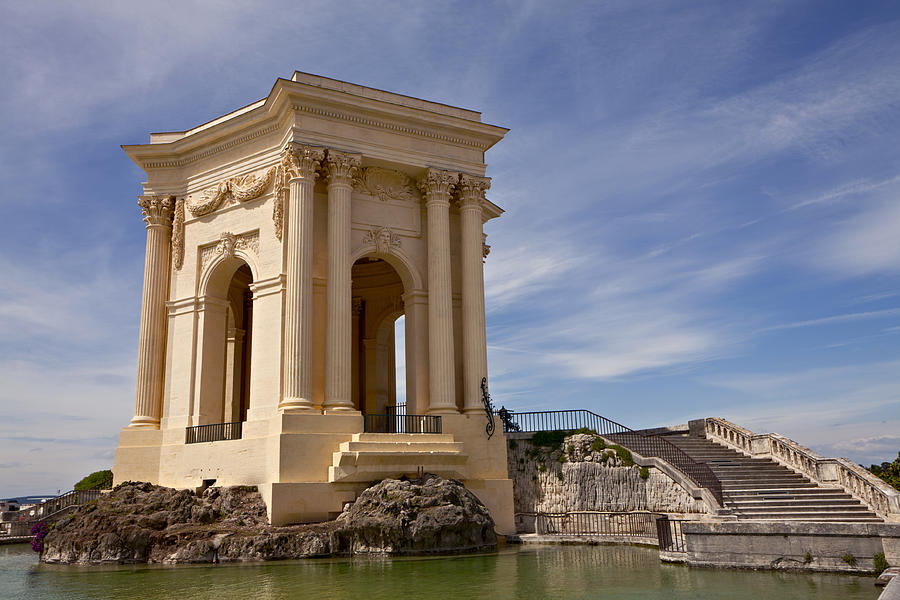 Architecture Photograph - Chateau de Peyrou in Montpellier #1 by Evgeny Prokofyev