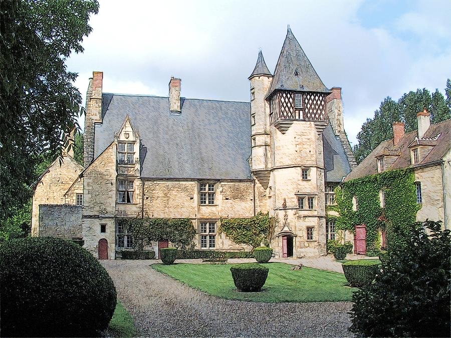 Chateau Villamenant France  #1 Photograph by Joseph Hendrix