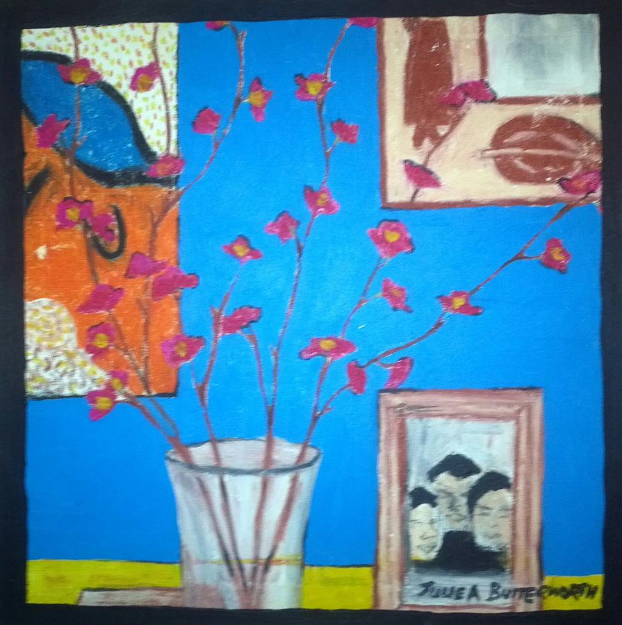 Flower Painting - Cherry Blossam #1 by Julie Butterworth