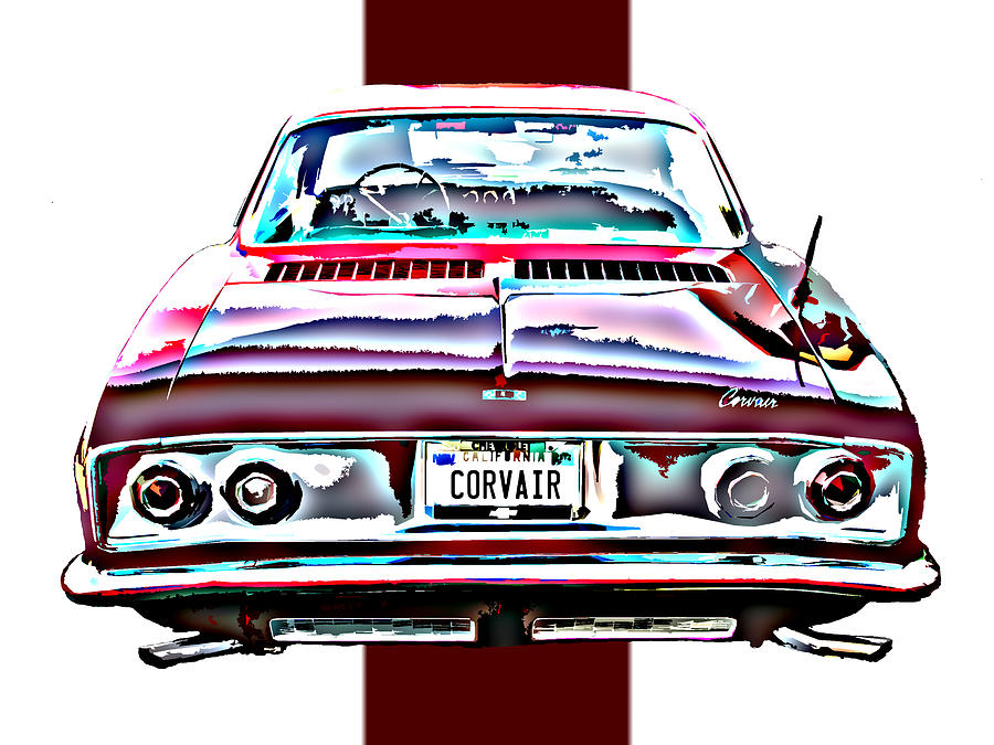 Chevy Corvair Rear Study #1 Photograph by Samuel Sheats