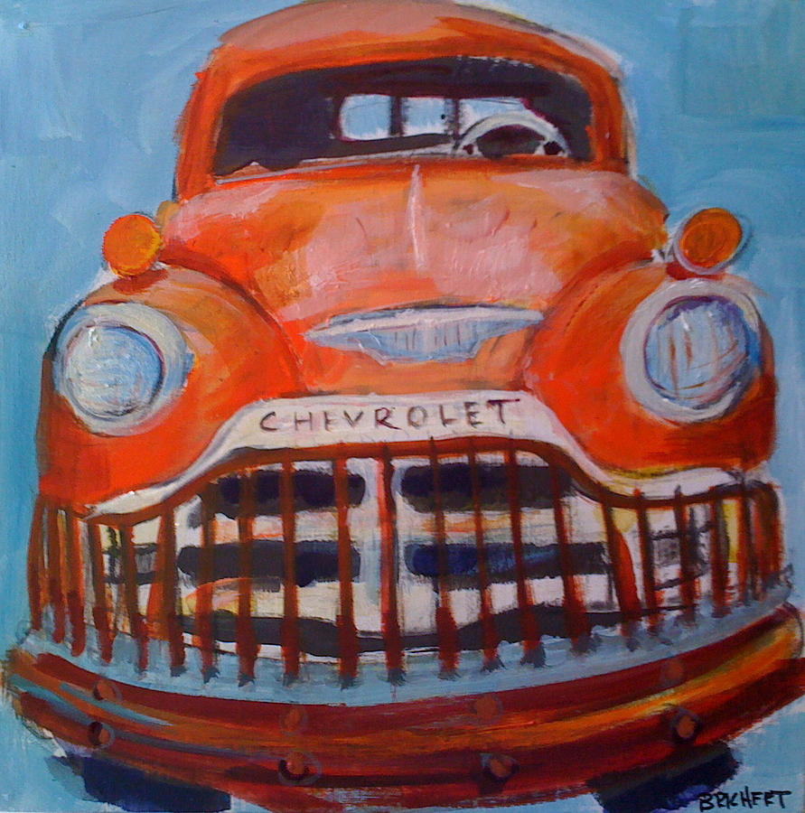 Chevy Truck Pastel by Barbara Richert - Fine Art America