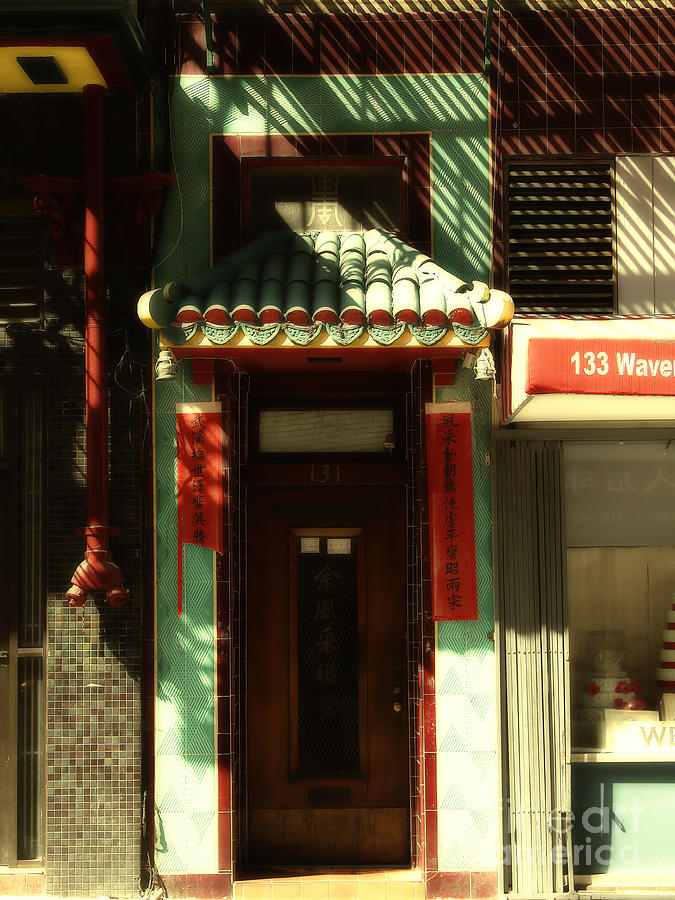 Chinatown Door . 7D7406 #1 Photograph by Wingsdomain Art and Photography