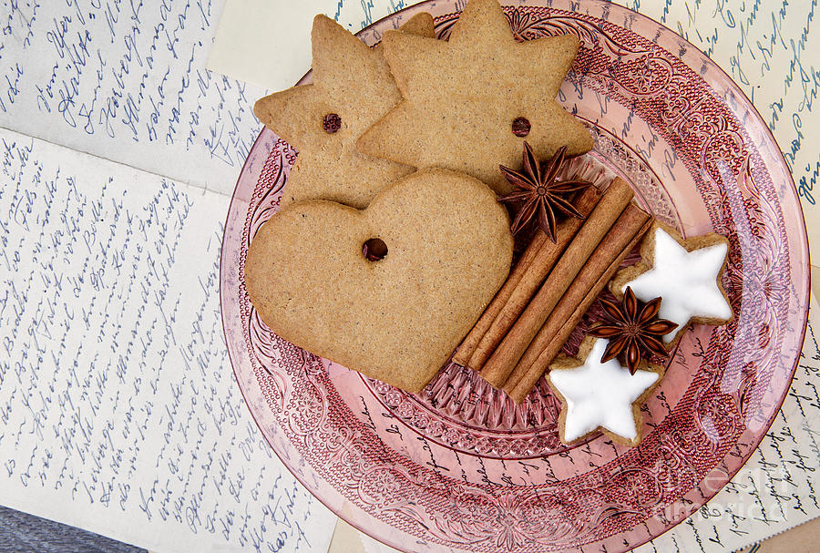 Bread Photograph - Christmas Gingerbread #1 by Nailia Schwarz