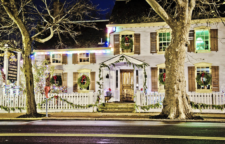 Christmas on Main Street Photograph by Vicki Jauron - Fine Art America