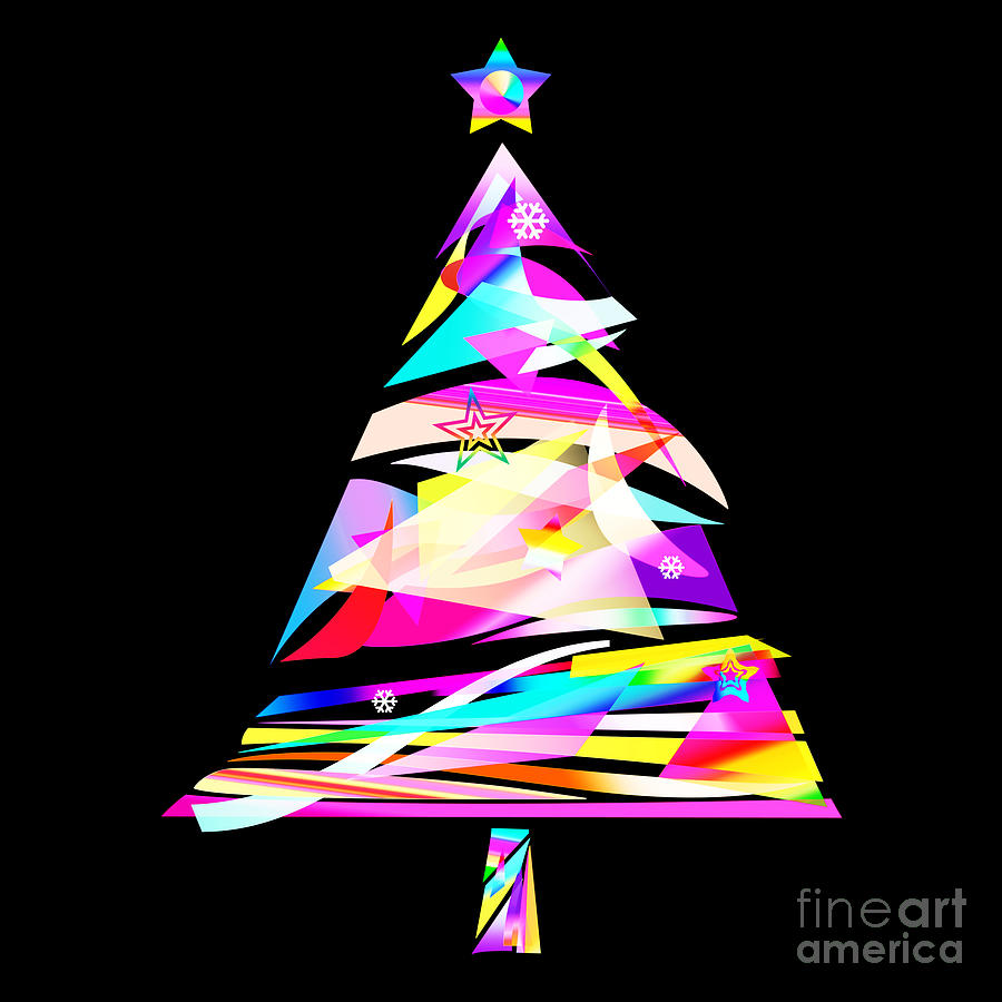 Christmas Tree Design Painting By Setsiri Silapasuwanchai Pixels