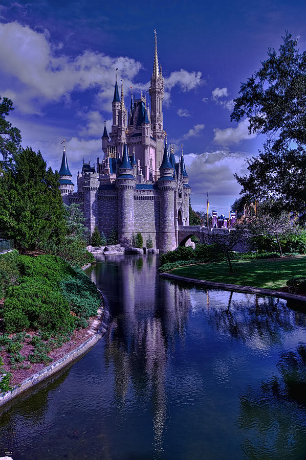 Disney Photograph - Cinderella Castle HDR #1 by Jason Blalock