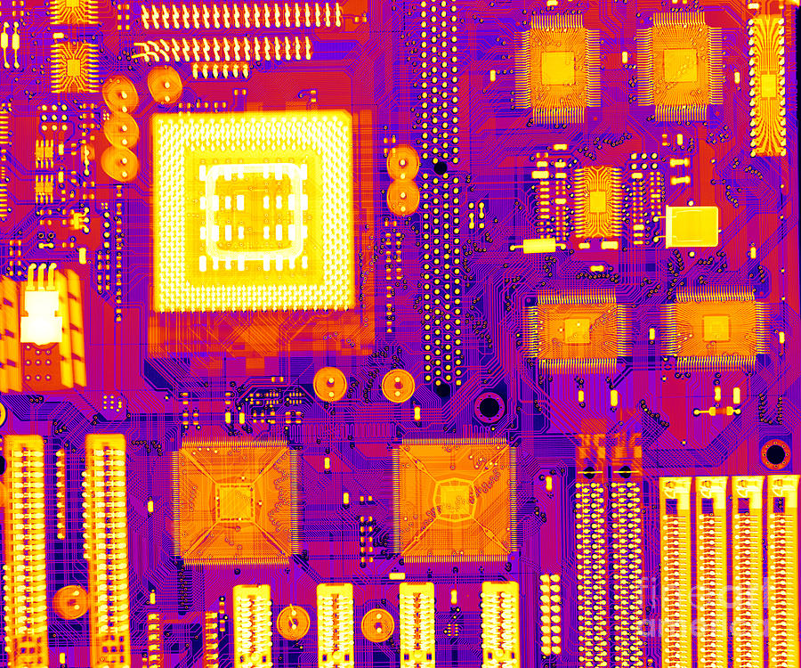 Circuit Board #1 Photograph by Ted Kinsman