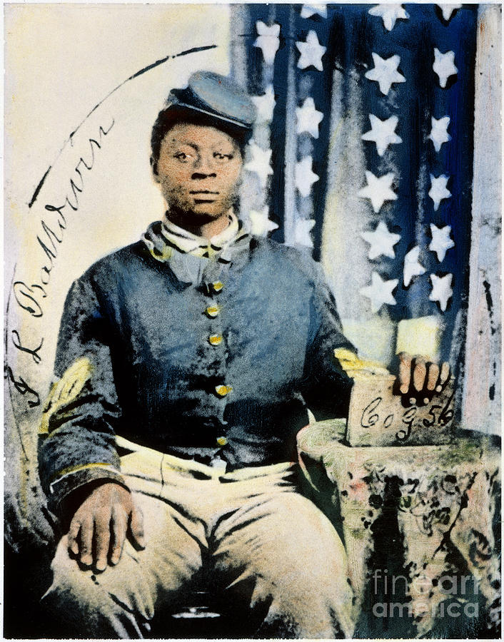 Civil War - Black Soldier #1 Photograph by Granger