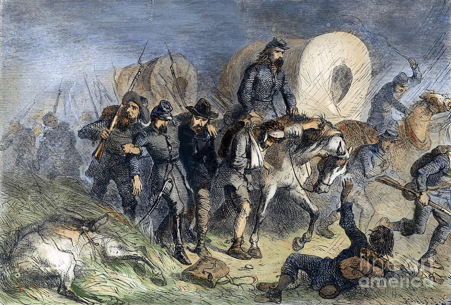 Horse Photograph - Civil War: Shiloh, 1862 #1 by Granger