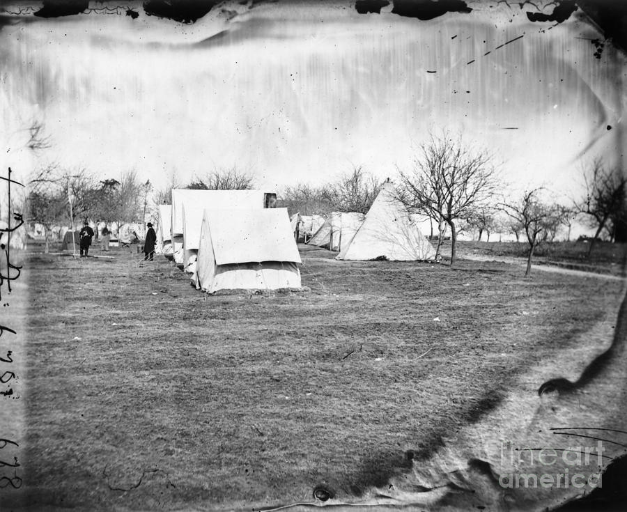 1863 Photograph - Civil War: Union Camp, 1863 #1 by Granger