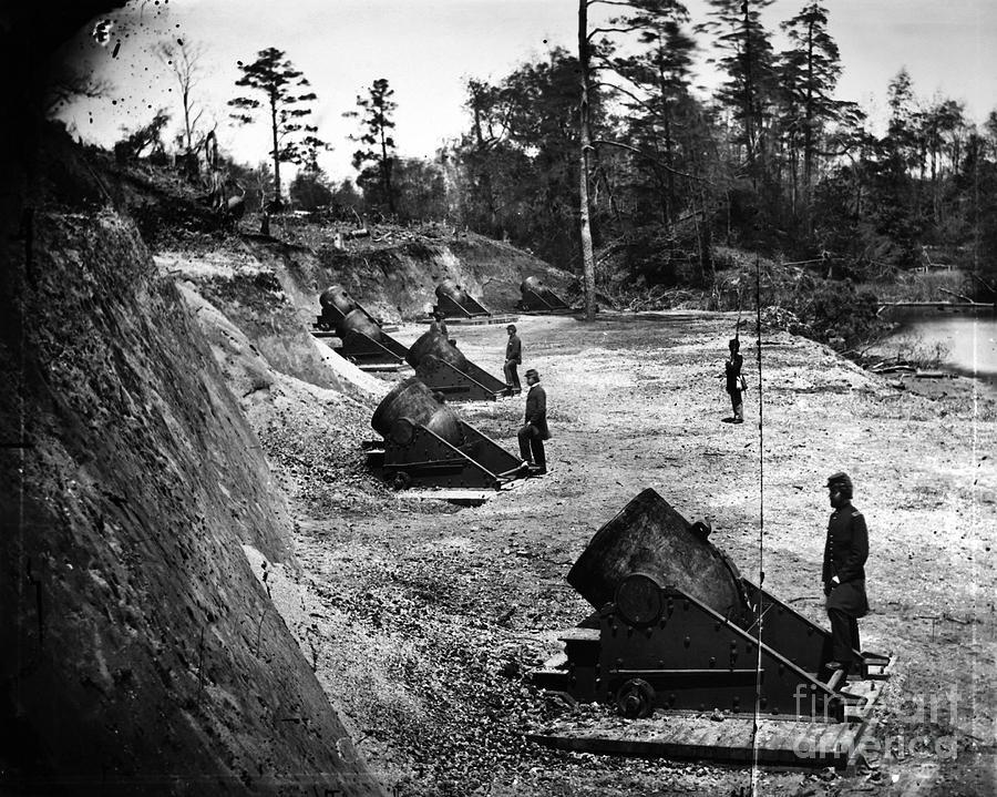 Battery Photograph - Civil War: Union Mortars #1 by Granger