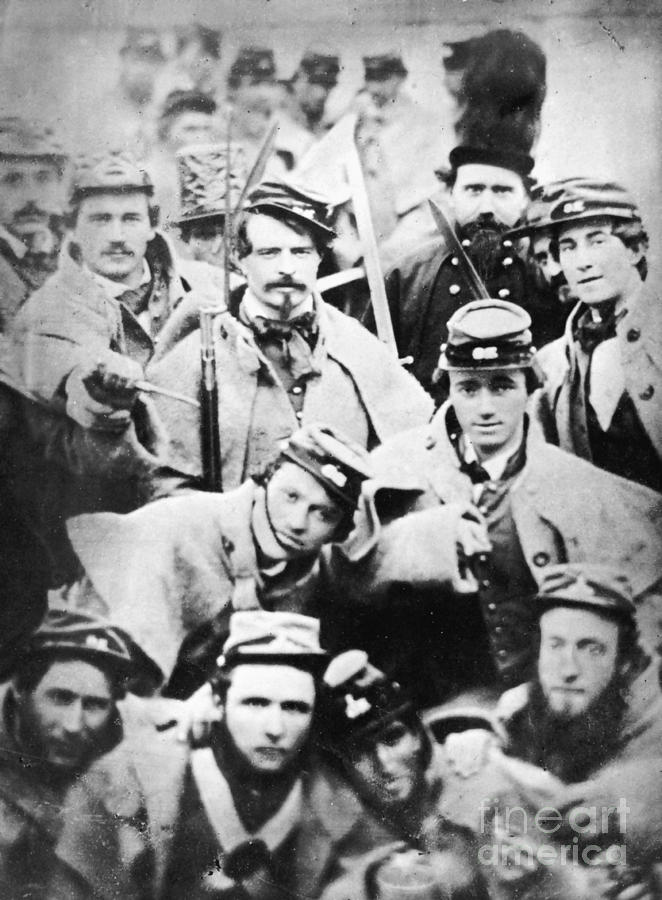 1861 Photograph - Civil War Volunteers 1861 #1 by Granger
